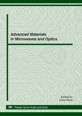 Wang |  Advanced Materials in Microwaves and Optics | eBook | Sack Fachmedien