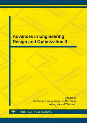 Zheng / Wang / Deng |  Advances in Engineering Design and Optimization II | eBook | Sack Fachmedien