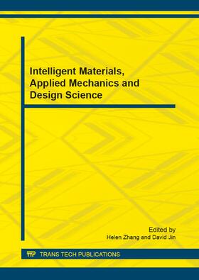 Zhang / Jin |  Intelligent Materials, Applied Mechanics and Design Science | eBook | Sack Fachmedien