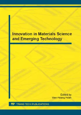 Hsieh |  Innovation in Materials Science and Emerging Technology | eBook | Sack Fachmedien