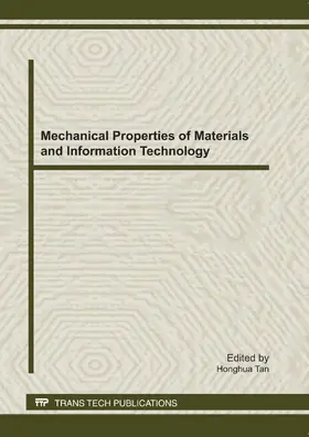 Tan |  Mechanical Properties of Materials and Information Technology | eBook | Sack Fachmedien