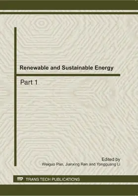 Pan / Ren / Li |  Renewable and Sustainable Energy | eBook | Sack Fachmedien