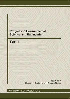 Li / Xu / Zhang |  Progress in Environmental Science and Engineering (ICEESD) | eBook | Sack Fachmedien