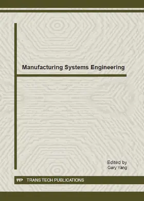 Yang |  Manufacturing Systems Engineering | eBook | Sack Fachmedien