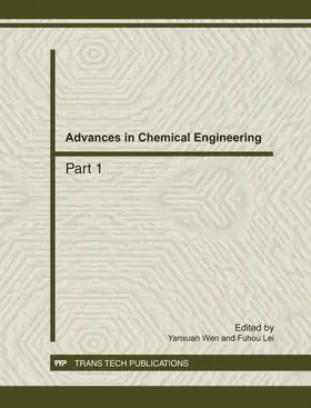 Wen / Lei |  Advances in Chemical Engineering: ICCMME 2011 | eBook | Sack Fachmedien