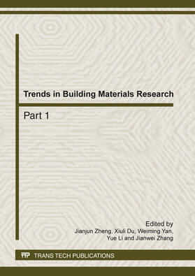 Zheng / Du / Yan |  Trends in Building Materials Research | eBook | Sack Fachmedien