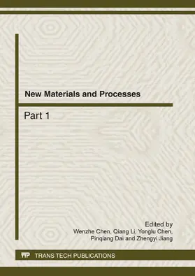 Chen / Li / Dai |  New Materials and Processes | eBook | Sack Fachmedien