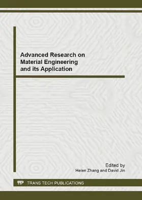 Zhang / Jin |  Advanced Research on Material Engineering and its Application | eBook | Sack Fachmedien