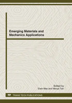 Mao / Tian |  Emerging Materials and Mechanics Applications | eBook | Sack Fachmedien