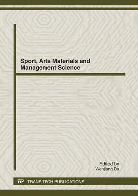 Du |  Sport, Arts Materials and Management Science | eBook | Sack Fachmedien