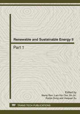 Ren / Che / Jin |  Renewable and Sustainable Energy II | eBook | Sack Fachmedien