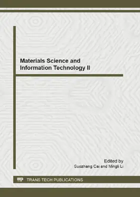 Cai / Li |  Materials Science and Information Technology II | eBook | Sack Fachmedien