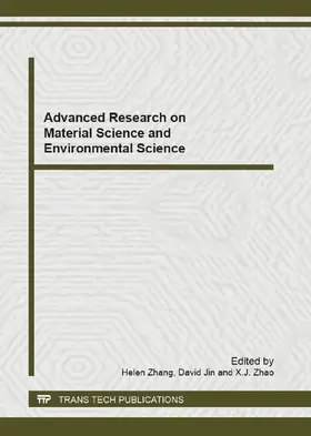 Zhang / Jin / Zhao |  Advanced Research on Material Science and Environmental Science | eBook | Sack Fachmedien