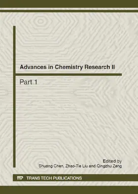 Chen / Liu / Zeng |  Advances in Chemistry Research II | eBook | Sack Fachmedien