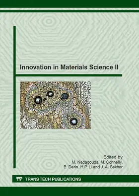 Nadagouda / Connelly / Derin |  Innovation in Materials Science II | eBook | Sack Fachmedien