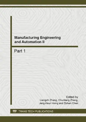 Zhang / Horng / Chen |  Manufacturing Engineering and Automation II | eBook | Sack Fachmedien