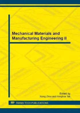 Zhou / Tan |  Mechanical Materials and Manufacturing Engineering II | eBook | Sack Fachmedien