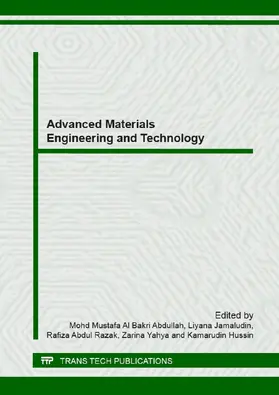 Al Bakri Abdullah / Jamaludin / Abd Razak |  Advanced Materials Engineering and Technology | eBook | Sack Fachmedien