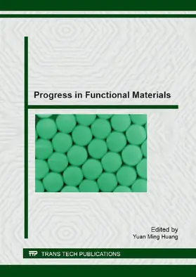 Huang |  Progress in Functional Materials | eBook | Sack Fachmedien