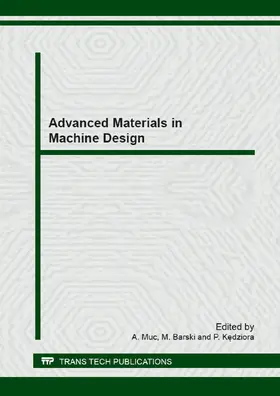 Muc / Barski / Kedziora |  Advanced Materials in Machine Design | eBook | Sack Fachmedien