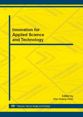 Hsieh |  Innovation for Applied Science and Technology | eBook | Sack Fachmedien