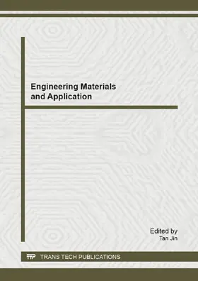 Jin |  Engineering Materials and Application | eBook | Sack Fachmedien