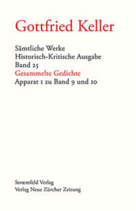 Keller / Morgenthaler / Binder |  Sämtliche Werke. Historisch-Kritische Ausgabe, Band 25 & 26 | Buch |  Sack Fachmedien