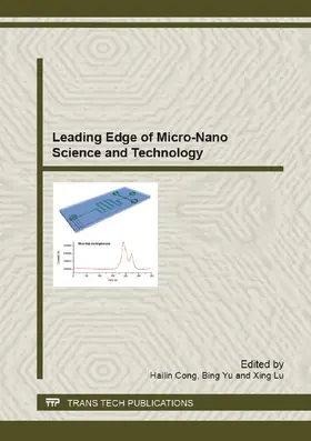 Cong / Yu / Lu |  Leading Edge of Micro-Nano Science and Technology | eBook | Sack Fachmedien