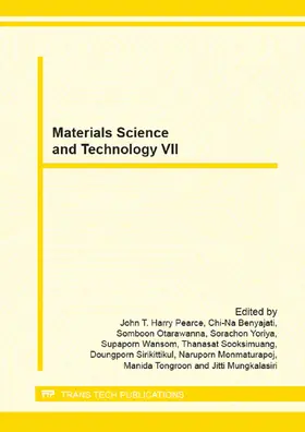 Pearce / Benyajati / Mungkalasiri |  Materials Science and Technology VII | eBook | Sack Fachmedien