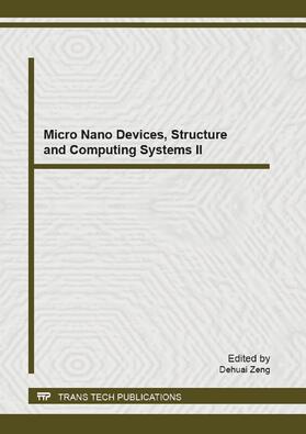 Zeng |  Micro Nano Devices, Structure and Computing Systems II | eBook | Sack Fachmedien