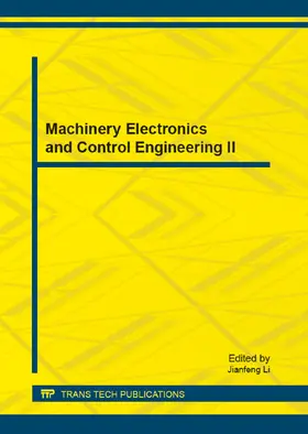 Li |  Machinery Electronics and Control Engineering II | eBook | Sack Fachmedien