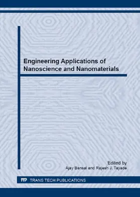 Bansal / Tayade |  Engineering Applications of Nanoscience and Nanomaterials | eBook | Sack Fachmedien