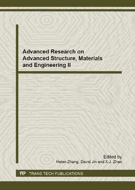 Zhang / Jin / Zhao |  Advanced Research on Advanced Structure, Materials and Engineering II | eBook | Sack Fachmedien