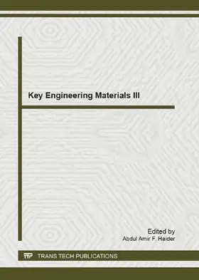 Abdul Amir |  Key Engineering Materials III | eBook | Sack Fachmedien