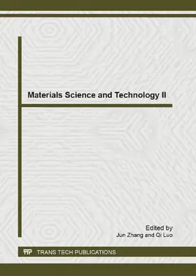 Zhang / Luo |  Materials Science and Technology II | eBook | Sack Fachmedien