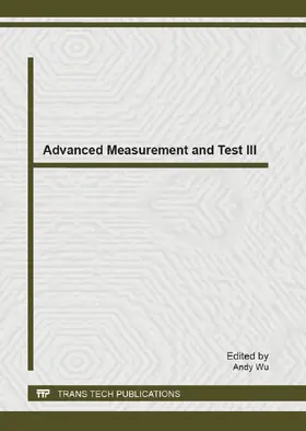 Wu |  Advanced Measurement and Test III | eBook | Sack Fachmedien