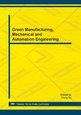 Qu |  Green Manufacturing, Mechanical and Automation Engineering | eBook | Sack Fachmedien