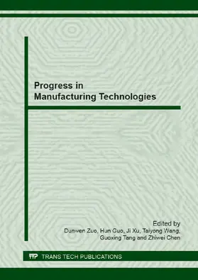 Zuo / Guo / Xu |  Progress in Manufacturing Technologies | eBook | Sack Fachmedien