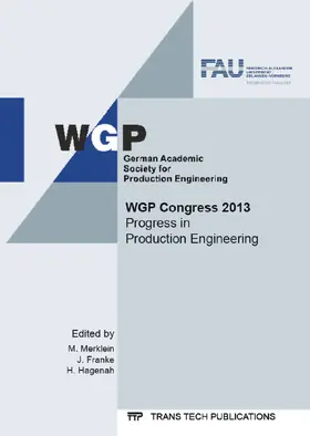 Merklein / Franke / Hagenah |  WGP Congress 2013 | eBook | Sack Fachmedien