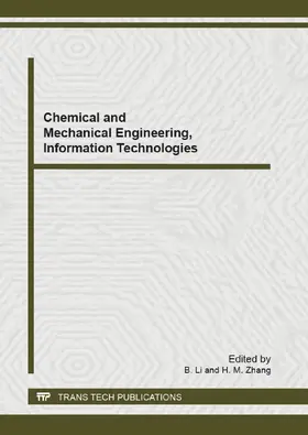 Li / Zhang |  Chemical and Mechanical Engineering, Information Technologies | eBook | Sack Fachmedien