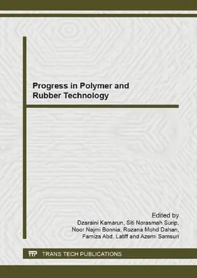 Kamarun / Surip / Bonnia |  Progress in Polymer and Rubber Technology | eBook | Sack Fachmedien