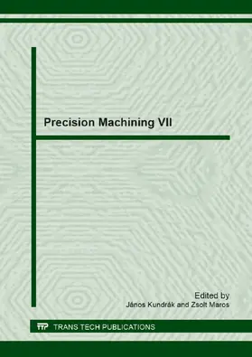 Kundrák / Maros |  Precision Machining VII | eBook | Sack Fachmedien