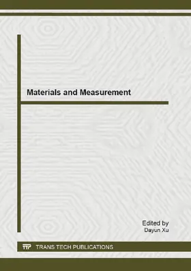 Xu |  Materials and Measurement | eBook | Sack Fachmedien