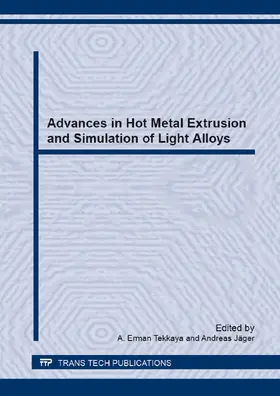 Tekkaya / Jäger |  Advances in Hot Metal Extrusion and Simulation of Light Alloys | eBook | Sack Fachmedien