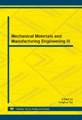 Tan |  Mechanical Materials and Manufacturing Engineering III | eBook | Sack Fachmedien