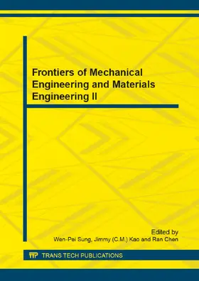 Sung / Kao / Chen |  Frontiers of Mechanical Engineering and Materials Engineering II | eBook | Sack Fachmedien