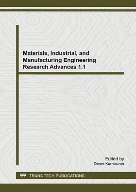 Kurniawan |  Materials, Industrial, and Manufacturing Engineering Research Advances 1.1 | eBook | Sack Fachmedien