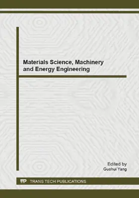 Yang |  Materials Science, Machinery and Energy Engineering | eBook | Sack Fachmedien