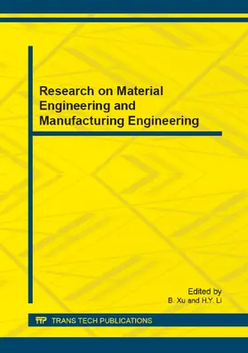 Xu / Li |  Research on Material Engineering and Manufacturing Engineering | eBook | Sack Fachmedien