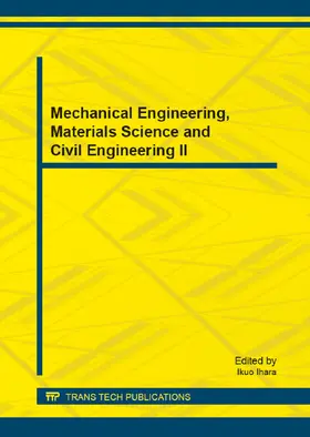 Ihara |  Mechanical Engineering, Materials Science and Civil Engineering II | eBook | Sack Fachmedien